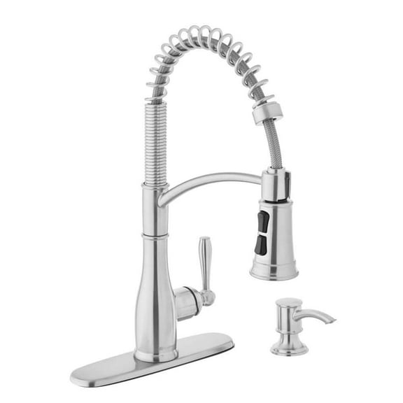 Glacier Bay Mandouri Spring Neck Kitchen Faucet