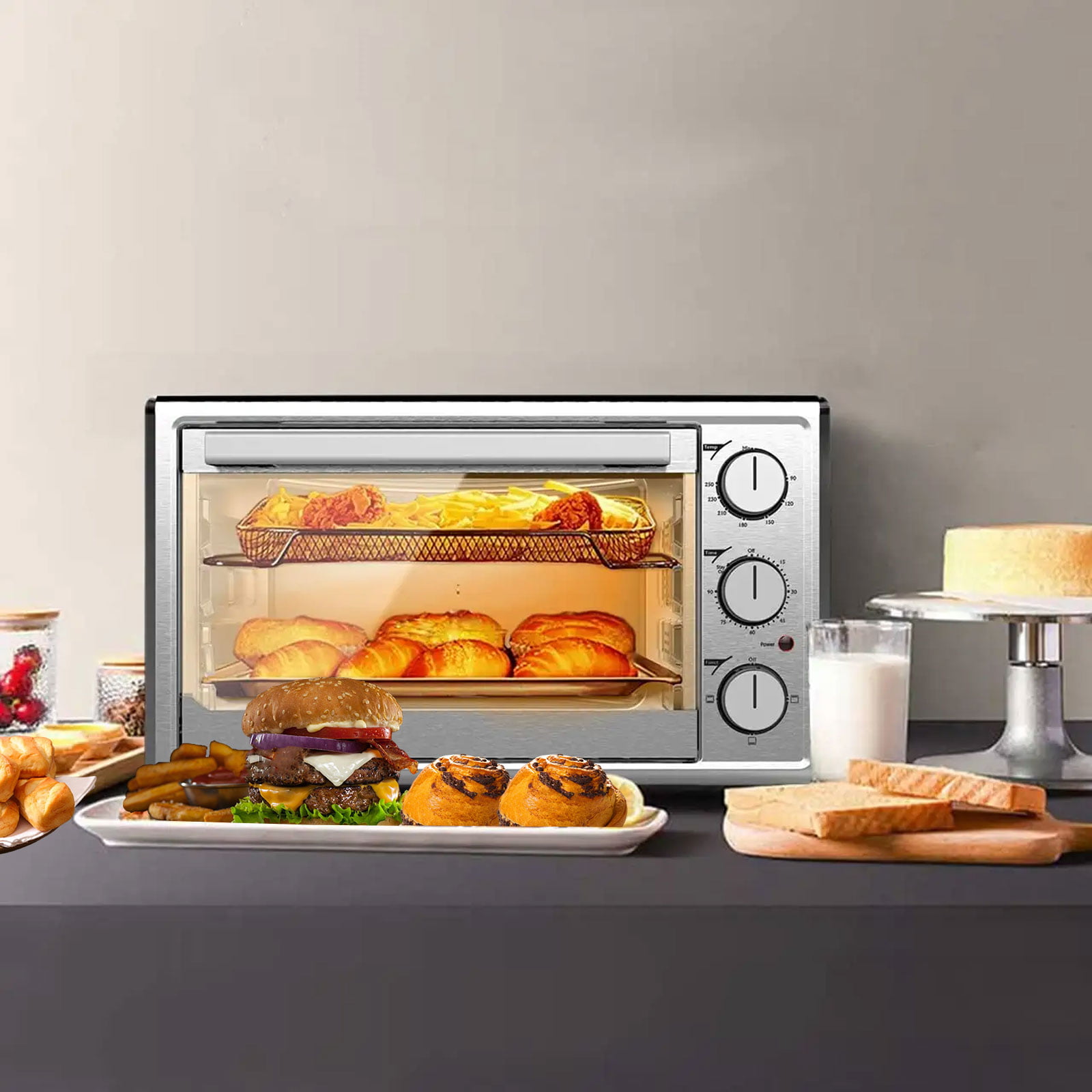 Kitcheniva Countertop Air Fryer Oven Toaster 12 Quart, 1 Pcs - Kroger