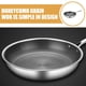thumbnail image 3 of Sartén Antiadherente De Acero Inoxidable Con Estructura De Panal Para Cocina Ideal Para Cocinar y Carne Utensilios De Cocina De, 3 of 9