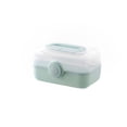 thumbnail image 2 of Medicine Box Organizer First Storage Organize Household Aid Aid Chest Transparent Case Capacity Emergency Portable Large Shelter Holder Green, 2 of 9
