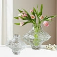thumbnail image 5 of Transparent glass, creative flower vase, transparent glass, for flowers, bouquet, for home decoration, 5 of 5