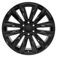 thumbnail image 2 of OE Wheels CA91 22 Inch Rims and Tires Fit Escalade Sport Style 6x139.7 22x9 Gloss Black - Hollander 4869 - Dueler H/L Alenza 285/45-22 (Set of 4), 2 of 5