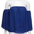 thumbnail image 2 of Blusa informal con hombros descubiertos para mujer Inevent FS7048-33, 2 of 7