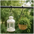 thumbnail image 6 of SUSWIM 40 Pack 3.9 Inches Extra Large S Shape Hooks Heavy-Duty Metal Hanging Hooks Apply Kitchenware Bathroom Utensils Plants Towels Gardening Multiple uses Tools(Black), 6 of 6
