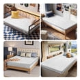 thumbnail image 5 of 3 Inch Queen Bamboo Charcoal Mattress Topper | Bestier Firm Cooling Gel Memory Foam Bed Pad for Pain Relief, CertiPUR-US Certified, Removable Cover, 5 of 11
