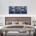 thumbnail image 4 of Hieng Western Bull Skull Wall Painting Posters and Prints Southwestern Aztec Picture Wall Decor Boys Girls Boho Tribal Canvas Wall Hieng for Living Room Bedroom Ethnic Bohemian, 4 of 6
