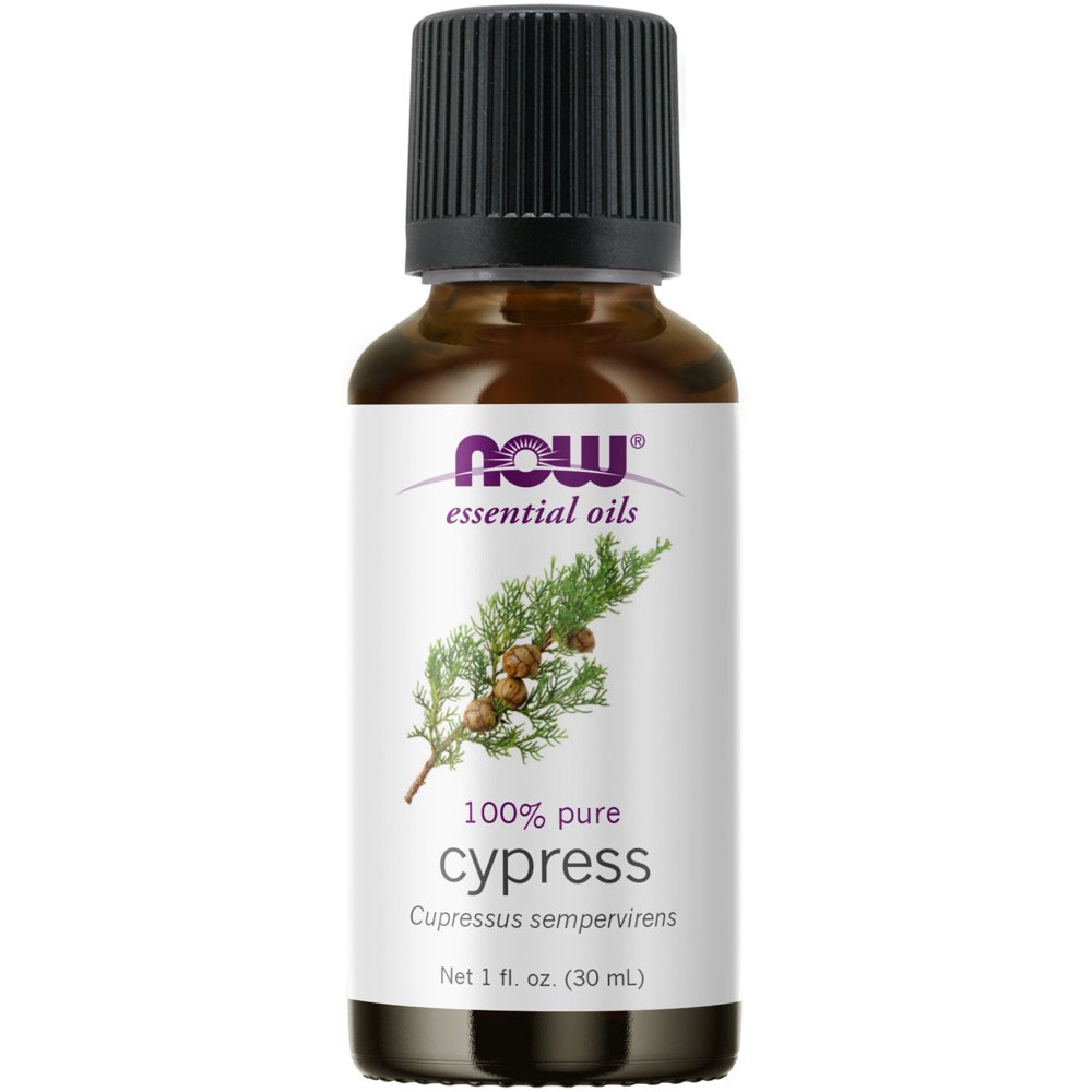 NOW Essential Oils, Cypress Oil, Balancing Aromatherapy Scent, Steam