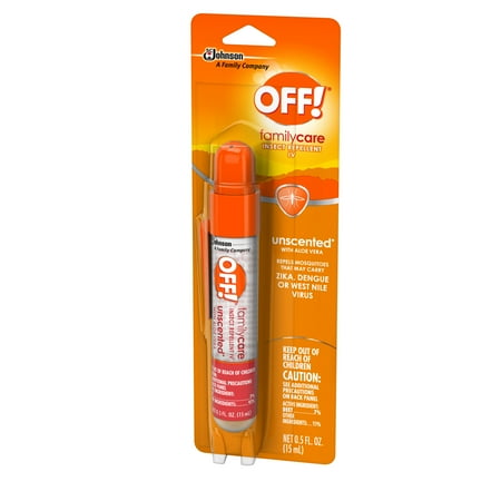 OFF! FamilyCare Insect Repellent IV, Unscented, 0.5 oz, 1 ct