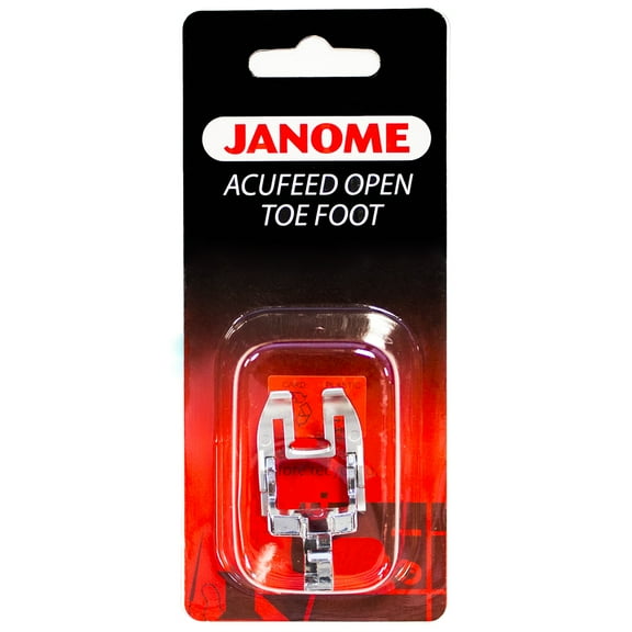 Janome AcuFeed Open Toe Satin Stitch Foot (7mm)