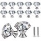 thumbnail image 1 of Perillas de cristal para cajones, muebles de tocador, de aleación de zinc, de cristal, para armario (10 unidades), 1 of 5