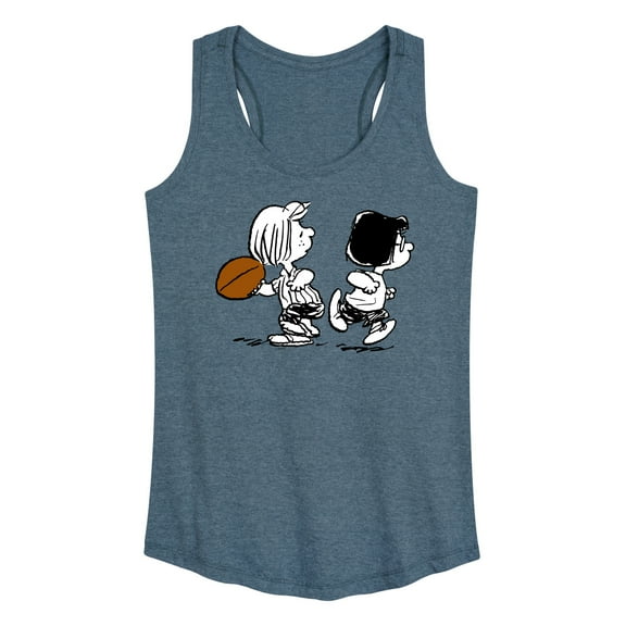 Peanuts - Marcie Patty Football - Women's Racerback Tank Top