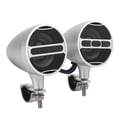 thumbnail image 3 of Altavoz para motocicleta de 12 V, resistente al agua, con Bluetooth, estéreo, reproductor de música MP3, radio FM para manillar de 22-30 mm., 3 of 14