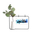 thumbnail image 1 of London Tower Bridge Outline England Metal Picture Frame Cerac Vase Decor, 1 of 2