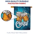 thumbnail image 4 of America Forever Cold Beer Summer House Flag 28 x 40 inches Cheers Beer Mugs Fiesta Party Double Sided Seasonal Summertime Yard Outdoor Decorative Happy Hour House Flag, 4 of 5