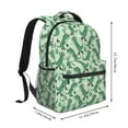 thumbnail image 2 of Xecao Dinosaurs on Roller Skater Backpack, a stylish and functional choice for both men and women, is the perfect basic bookbag for college, work, or travel, 2 of 5
