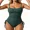 A&Green, variant on Charmo Ribbed One Piece Tummy Control Swimsuits Womens Tie Side Bathing Suits for Women Ladies Sexy Ruched Monokini Swimwear