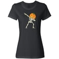 thumbnail image 3 of Inktastic Halloween Dabbing Great Pumpkin Skeleton Women's T-Shirt, 3 of 5