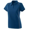 thumbnail image 2 of "Augusta Sportswear Women's Winning Streak Polo, Navy/ Orange, Medium", 2 of 2