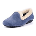 thumbnail image 6 of Lunar Womens Shake Faux Fur Trim Slippers, 6 of 6