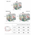 thumbnail image 2 of Pink Flamingo Toaster Cover 4 Slice, Large Kitchen Appliance Covers, Watercolor Summer Botanical Floral Toaster Oven Cover with Loop, Bread Machine Cover Polyester Dust Cover Protection, 2 of 4