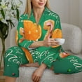 thumbnail image 6 of Bingfone Womens Pajama Sets Merry Christmas 2025 Print,Long Sleeve Loungewear Pajamas Set-Small, 6 of 8