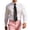 Black, variant on Stylish Teen Necktie with Chain Design Satin Pre-Tied Necktie for Boys Girls