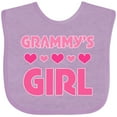 thumbnail image 3 of Inktastic Grammy's Girl Granddaughter Girls Baby Bib, 3 of 4