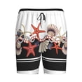 thumbnail image 4 of Fotbe Starfishes Shells Pajama Shorts for Men, Men's Pajama Bottoms, Sleepwear,Short Pajama Pants-, 4 of 9