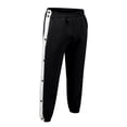 thumbnail image 6 of Rhuody Pants For Men Straight Leg Button Pants With Soft For Winter And Relaxed Fit Mid Rise Baggy Sweatpants Fashionable Clothing 4Xl Black, 6 of 7