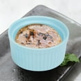 thumbnail image 2 of 2pcs Lidded Pudding Bowls Porcelain Ramekin Baking Cups Ceramic Dessert Bowls, 2 of 9