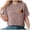 Khaki_1, variant on Godom Halloween Ghost T Shirt Women Funny Pumpkin Printed Cute T Shirts Short Sleeve Fall Season Tees