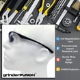 thumbnail image 2 of Grinderpunch Full Lens Magnification Safety Glasses Readers Impact Resistant Diopter Magnifying Reading Glasses - Clear, 2.00, 2 of 5