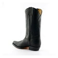 thumbnail image 5 of Grinders Mens Black Cowboy Leather Boots- Louisiana, 5 of 6