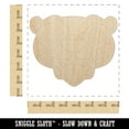 thumbnail image 2 of Wild Tribal Bear Face Wood Shape Unfinished Piece Cutout Craft DIY Projects - 6.25 Inch Size - 1/4 Inch Thick, 2 of 7