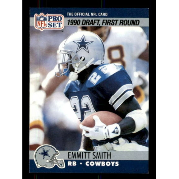 Emmitt Smith Rookie Card 1990 Pro Set #685