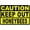 Warning Sign 2, variant on Caution Monkey Will Bite Sign 8"x12", Aluminum Tin Warning Signs for Home Outdoor Garden, Durable Safety Sign for Zoo