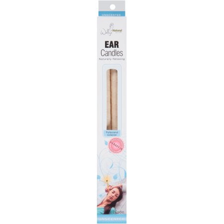 (3 Pack) Wally's Natural Unscented Professional Collection Ear Candles, 2 count