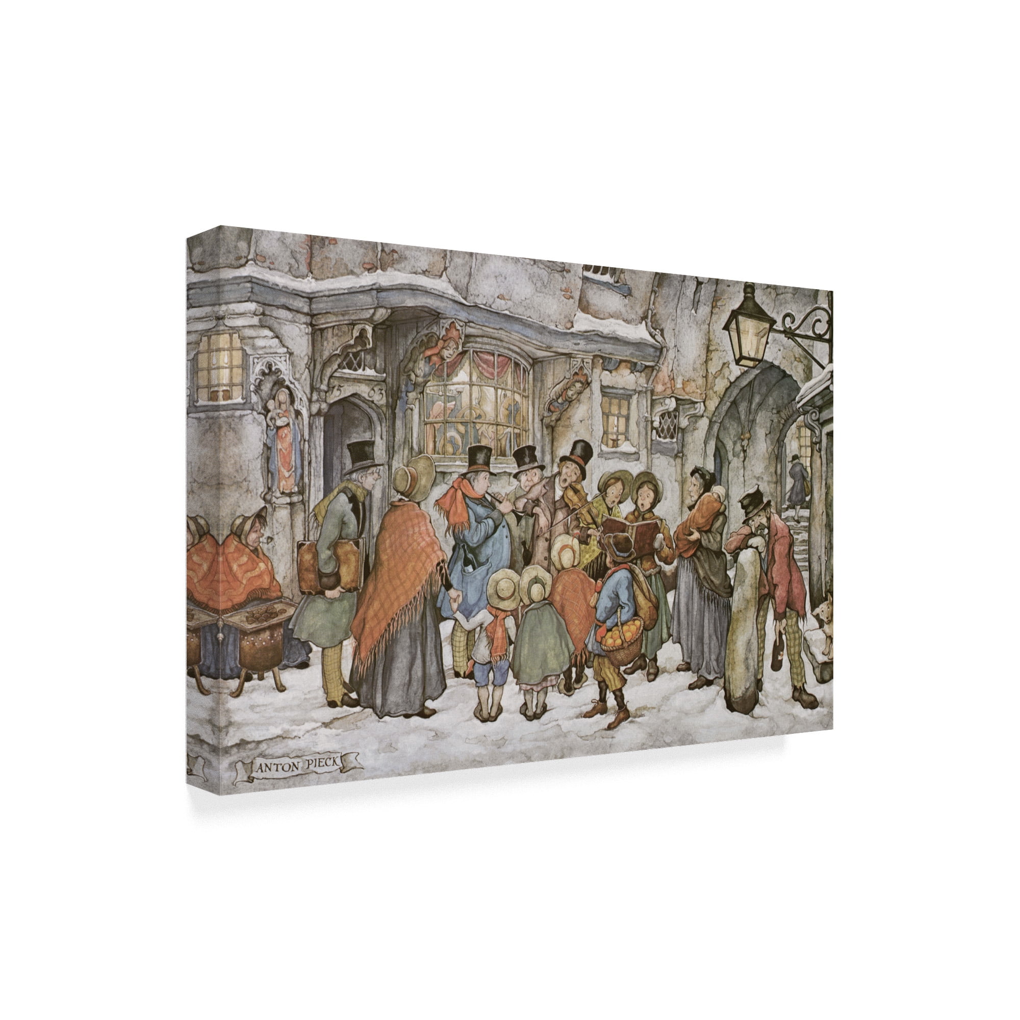 Trademark Fine Art 'The Busy Town' Canvas Art by Anton Pieck