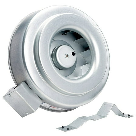 Fantech Steel 16"D,18"H,8"W Inline Duct Fan 56004
