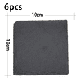 thumbnail image 2 of Warm Vintage Style Slate Coasters, Anti Scratch Surface Keeps Furniture Safe, Minimalist Aesthetic Fits Any Home, 2 of 5