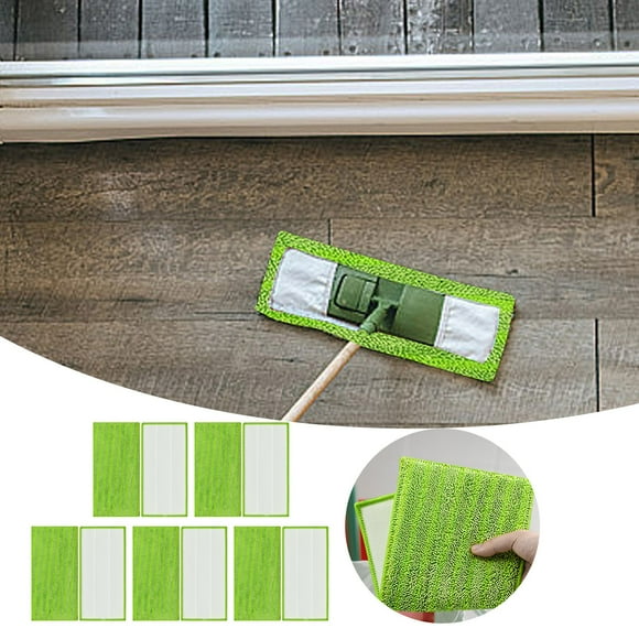 5 Pack Reusable Washable Mop Floor Pads Cleaning Cloth For Wet Mop Head Replacement Easy Mop Cleaning Towels Disposable for Kitchen Spray Mop with Washable Pads Cedar Mop Stick Car Washing Mop Head