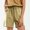 Khaki, variant on LEBONYARD Womens Sweat Shorts with Pockets,Women's Shorts in Fashionable Styles,,Women'S Solid Color Casual Drawstring Sports Shorts with Pocket