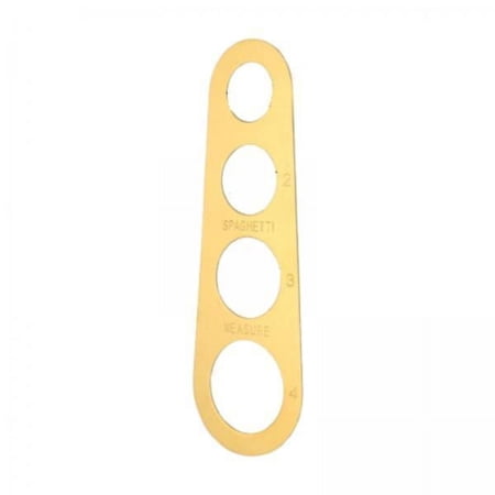 Esquirla 6xStainless Steel Spaghetti Measurer Tool Pasta Ruler Noodle Serving Size Tool gold