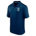 thumbnail image 2 of Men's Fanatics Navy Seattle Kraken Polo, 2 of 3