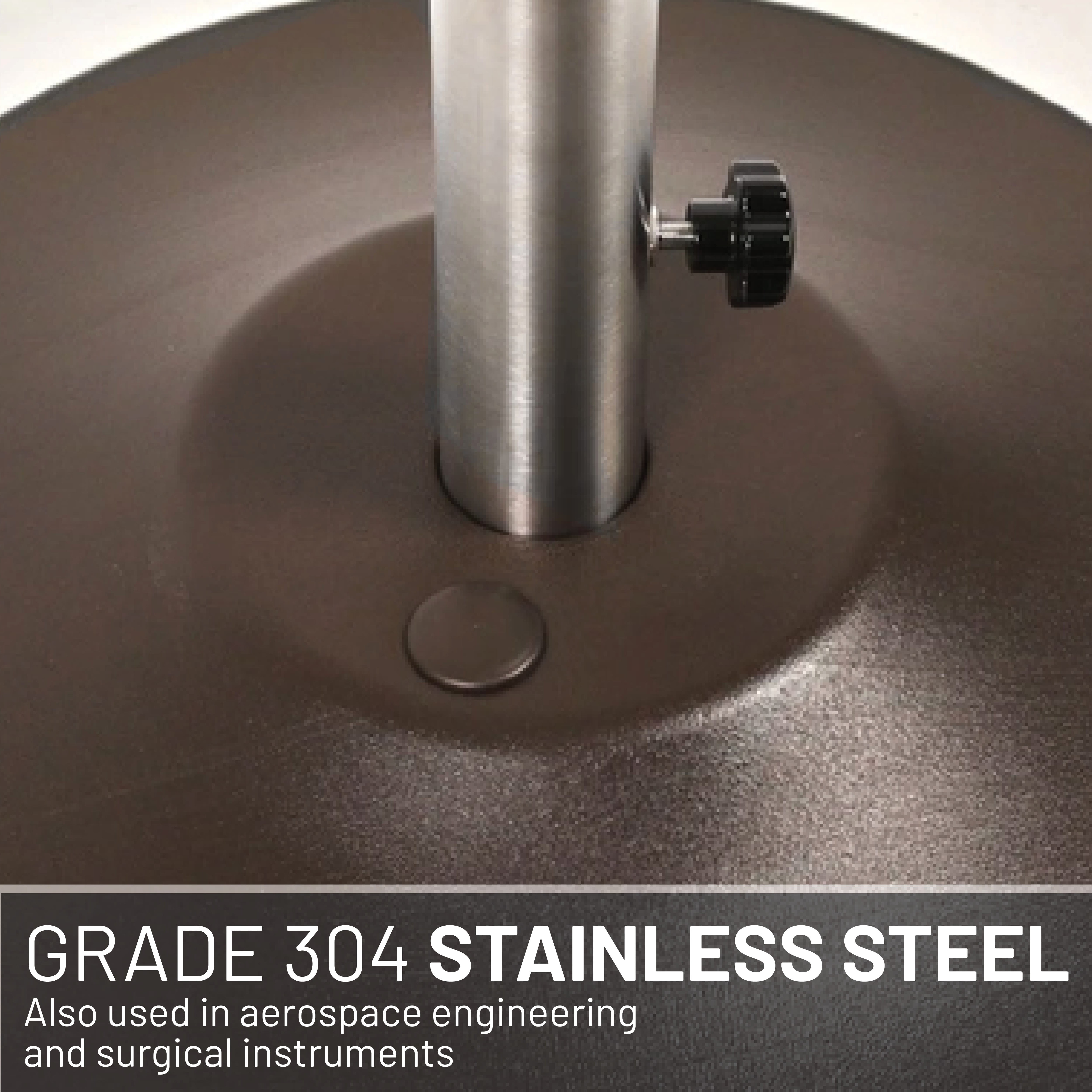 US Weight Fillable Free Standing Umbrella Base - Bronze