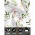 thumbnail image 7 of Pink Green Botanical Cloth Napkins Set of 6 Reusable Dinner Napkins, Spring Watercolor Floral Leaf Plant Cocktail Napkin Washable Table Napkins for Wedding/Holiday Party/Baby Shower 20"x20", 7 of 7