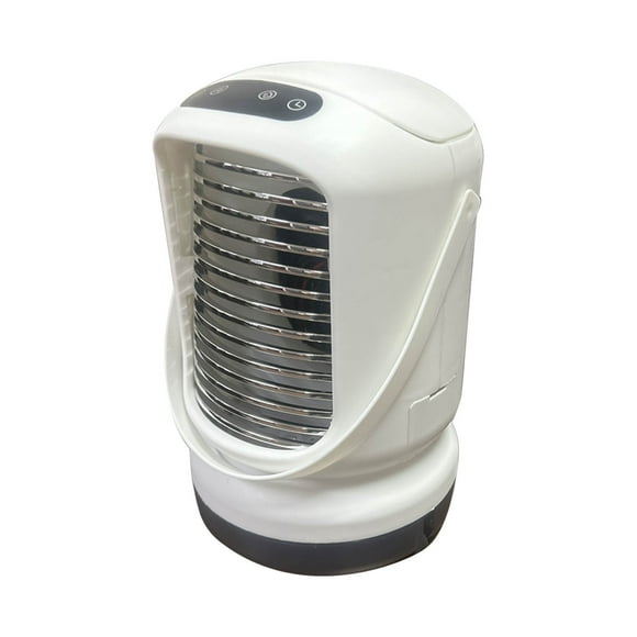 Moocorvic Portable Fan,9.5 Inch Misting fan,1000ml Evaporative Mini Air Cooler, Portable AC Air Cooler with Humidifier for Room Bedroom Office Desk