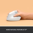 thumbnail image 4 of Logitech Lift Ergo Office Vertical Optical Bluetooth, USB Optical Mice, White, 4 of 11