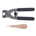 thumbnail image 4 of Leather Scratch Awl, Convenient Practical Black Handle Carbon Steel Leather Silent  Awl Kit  For Leathercraft, 4 of 8