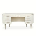 thumbnail image 2 of MICHAEL AMINI London Place Transitional Wood Desk in Creamy Pearl, 2 of 17